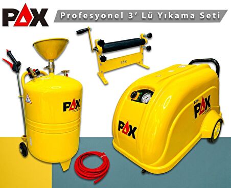 PAX 200 Bar Yıkama 100 Litre Köpük Tankı ve Bez Sıkma Merdanesi Seti