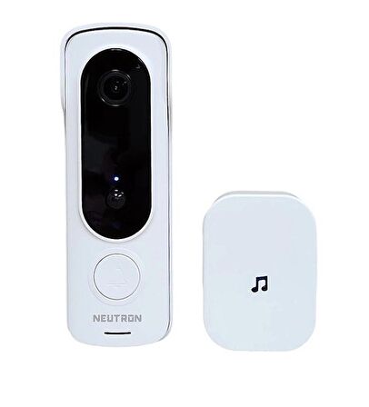 Neuron NTL-SB-02MP 2mp 1080P 166° Geniş Açılı Sesli ve Görüntülü Kapı Zili WİFİ 