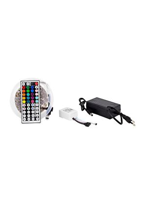 CT-4558 Cata Profesyonel RGB Şerit Led 5 Metre +Trafo +Kumanda