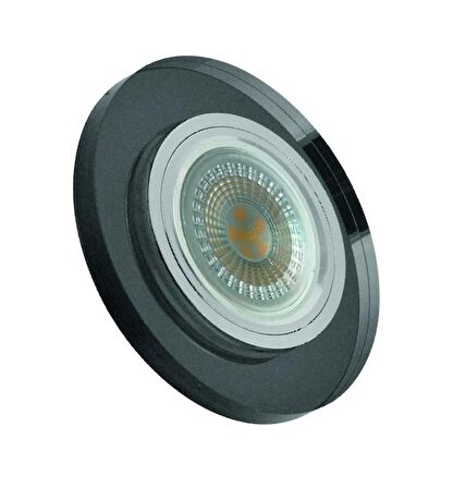 Cam Spot Kasa (Siyah Yuvarlak) HS 1860