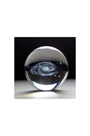 Toz Bulutu Renkli Dekoratif Renk Değiştiren Led Işıklı Cam Samanyolu Küre