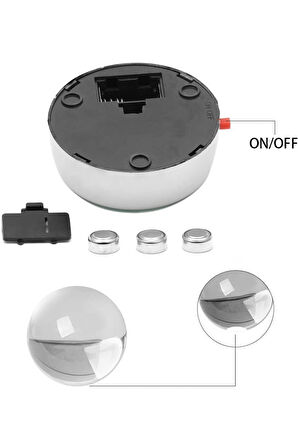 Samanyolu Toz Bulutu Renkli Dekoratif Renk Değiştiren Led Işıklı Cam Samanyolu Küre