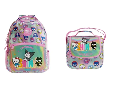 Hello Kitty  Kuromi And Friends Okul Çantası Seti (3 parça)
