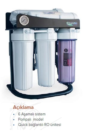 Aqua Turco 300 Gpd Direk Akışlı Iş Yeri Tipi Su Arıtma Sistemi