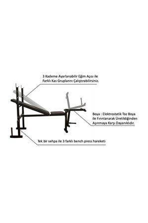 Emh04 A Ayarlanabilir Ağırlık Sehpası