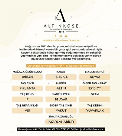 Anturaj Su Yolu Pırlanta Bileklik