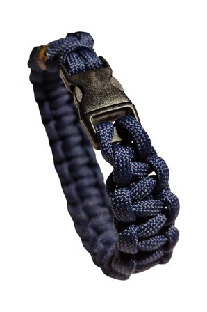 Paracord Bileklik Lacivert, Unisex, Cobra Model, Dayanıklı El Örgüsü