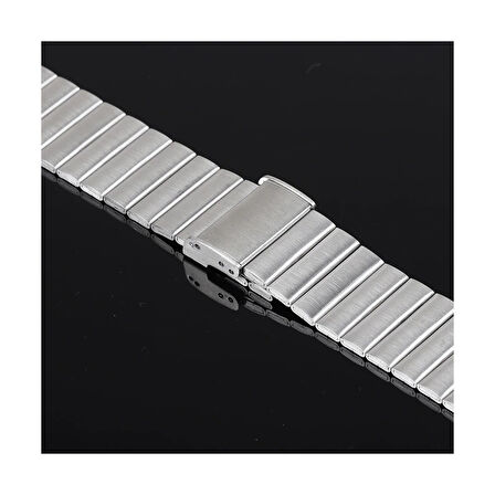 Amazfit Cheetah Pro DT3 Mate Uyumlu Universal Paslanmaz Akıllı Pimli Çelik Kordon 22MM