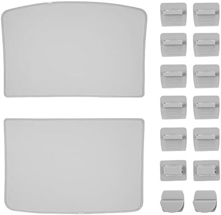 Tesla Model Y 2020–2023 Tavan Penceresi Güneşlik Katlanabilir UV Isı Yalıtımlı Çantalı Ön Arka Yüz Gri