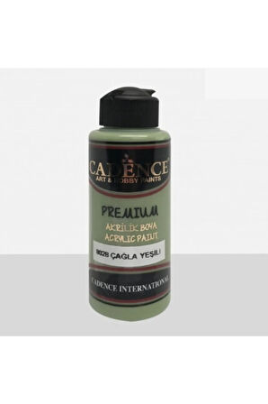 Premium Yarı Mat Akrilik Boya 8028 Çağla Yeşili 120 Ml