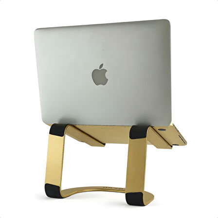 Prexua Lifter Ergonomik Metal Notebook & Laptop Standı - Gold