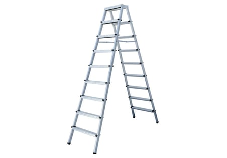 9+9 Basamaklı Çift Çıkışlı Profil Merdiven 20X40 Çok Amaçlı/Pratik/Kolay