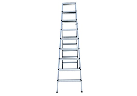 9+9 Basamaklı Çift Çıkışlı Profil Merdiven 20X40 Çok Amaçlı/Pratik/Kolay