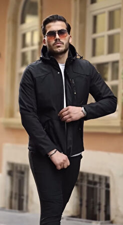 PRİFALDİ Su Ve Rüzgar Geçirmez Kürklü Softshell Erkek Mont 