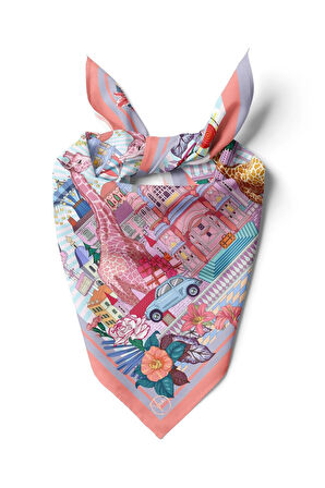 Art City Desen 50x50cm Bandana/Fular