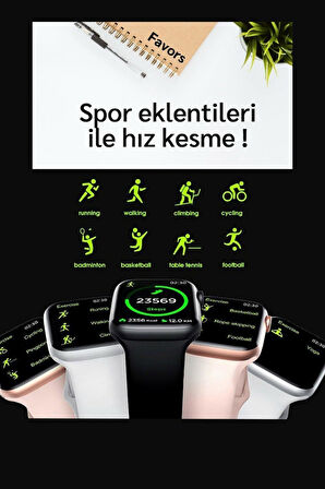 G10 Mini Elegant Amoled Ekran 38mm Taşlı Akıllı Saat 3 Kordonlu Smart Watch