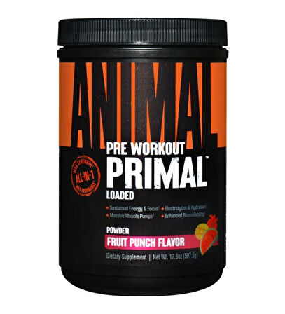 Universal Animal Primal PreWorkout 507.5 Gr - 50 servis