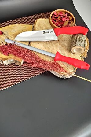 Sürmene SürLaz Nakiri Şef Bıçağı, Deluxe Yassı Bileme Masatı