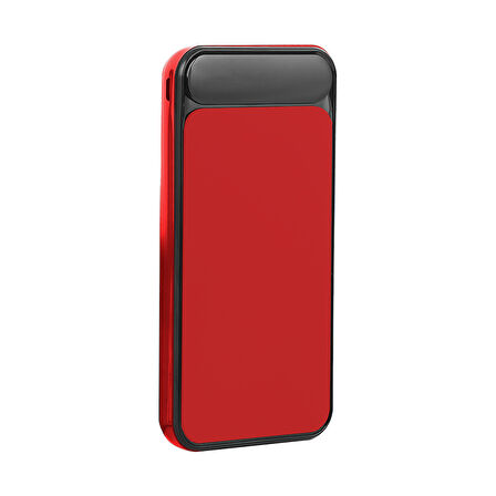 Kırmızı PowerBank 10.000 mAh Taşınabilir Şarj Cihazı (Type-C/Mikro)