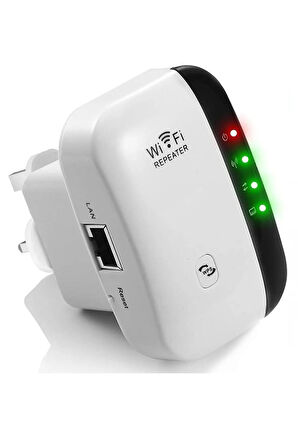 Menzil Genişletici 300 Mbps Wireless-N WiFi Repeater Sinyal Güçlendirici Ev Ofis İş Yeri İçin