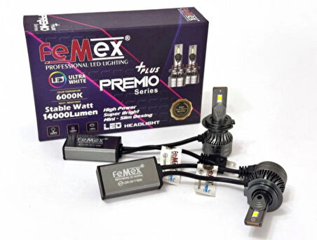 Premio Plus H7 Şimşek Etkili Led Xenon 14000 Lumen