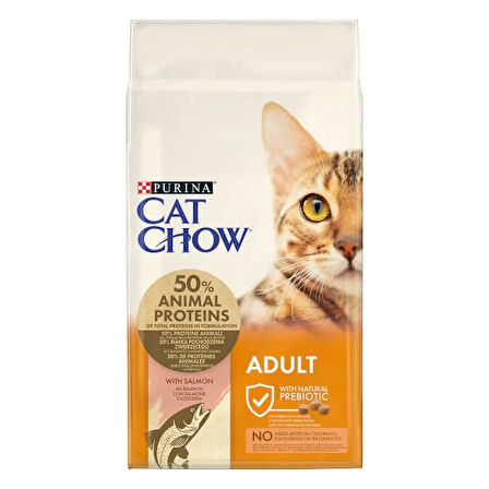 Purina Cat Chow Somonlu ve Ton Balıklı Yetişkin Kedi Maması 15 Kg