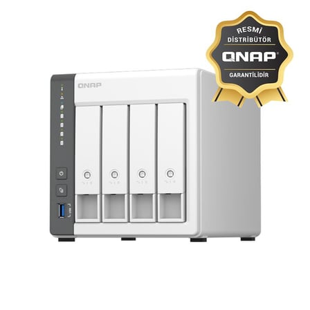 QNAP TS-433-4GB RAM 4 HDD YUVALI TOWER NAS (RESMİ DİSTRİBÜTÖR GARANTİLİ) PRO