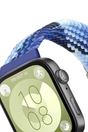 Bezos Huawei Fit 4 Star Kordon - Lacivert-Mavi PRO