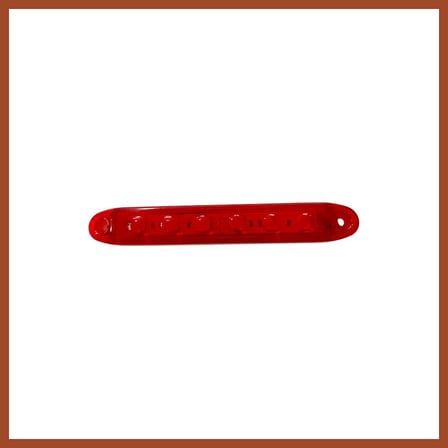 Bezos Kırmızı Parmak Led Dorse Lamba 6 Ledli 13.5 cm 12-24V PRO