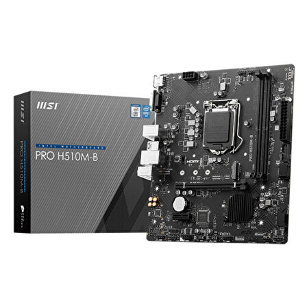 MSI H510M-B Intel H510 LGA 1200 DDR4 2933 MHz Masaüstü Anakart