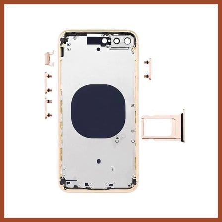 Bezos iPhone 8 Plus Uyumlu Boş Kasa Arka Kapak GOLD PRO