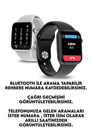 Prepare Watch 7 Siyah Akıllı Saat