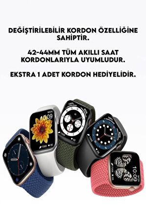 Prepare Watch 7 Siyah Akıllı Saat