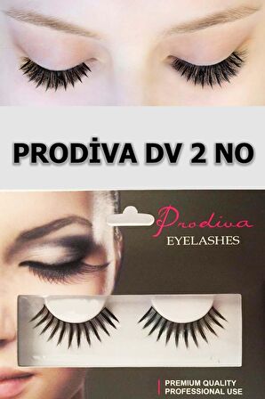 Prodiva Dv 2 Model Bütün Takma Kirpik 10 Lu Paket