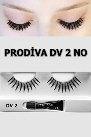 Prodiva Dv 2 Model Bütün Takma Kirpik 10 Lu Paket