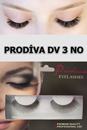 Prodiva Dv 3 Model Bütün Takma Kirpik 10 Lu Paket