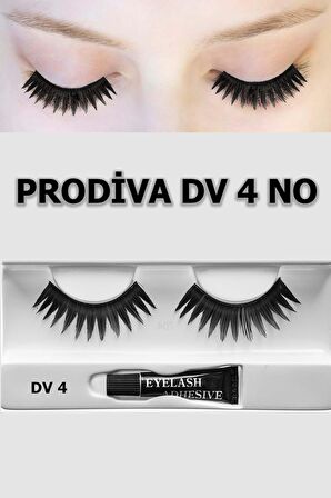 Prodiva Dv 4 Model Bütün Takma Kirpik 10 Lu Paket