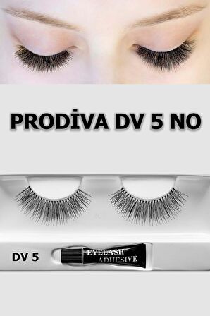 Prodiva Dv 5 Model Bütün Takma Kirpik 10 Lu Paket