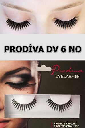 Prodiva Dv 6 Model Bütün Kirpik Takma Kirpik 10 Lu Paket