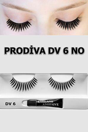 Prodiva Dv 6 Model Bütün Kirpik Takma Kirpik 10 Lu Paket