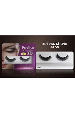 Prodiva 10'lu 3D İpek Takma Kirpik