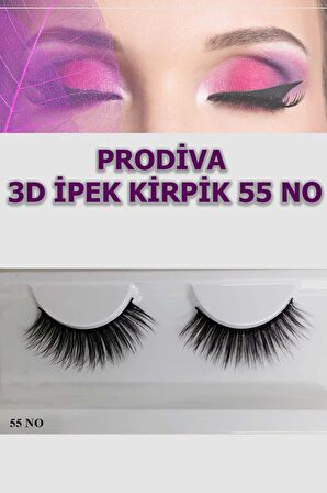 Prodiva Marka 10 Lu 3d İpek Kirpik 55 No