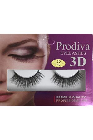 Prodiva Marka 10 Lu 3d İpek Kirpik 55 No