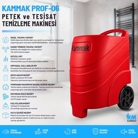 Kammak Prof-06 Petek Temizleme Makinesi
