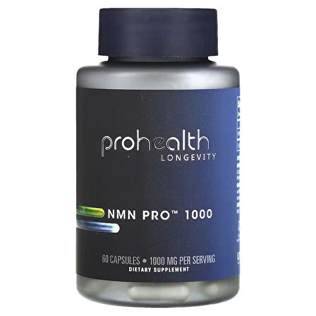 ProHealth Longevity NMN Nicotinamide Mononucleotide Pro Brain & Cognitive 1000 mg 60 Caps