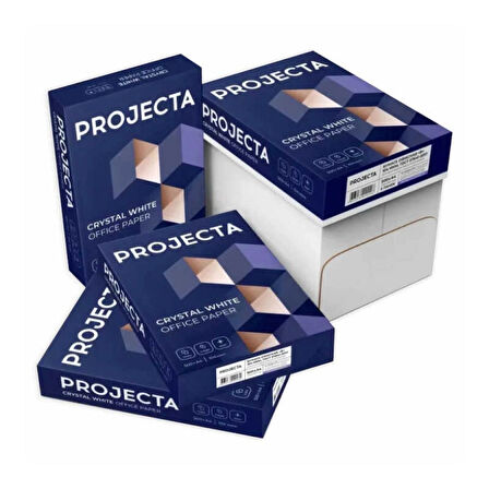 Projecta A4 Fotokopi Kağıdı 80gr 5 Paket (2500 Yaprak) (1 Koli)