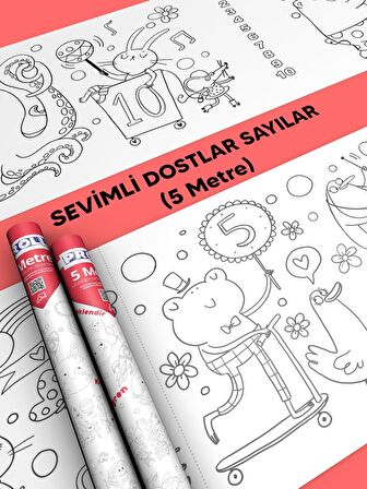 Sayılar Boyama Kağıdı