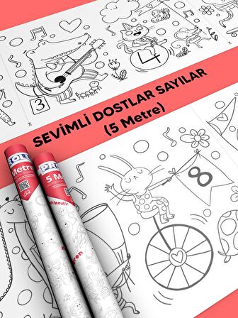 Sayılar Boyama Kağıdı