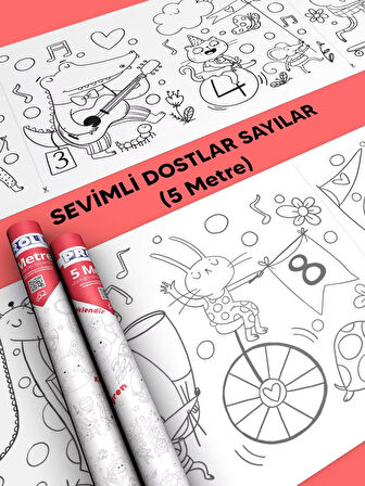 Sayılar Boyama Kağıdı