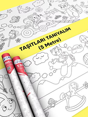 Taşıtlar Boyama Kağıdı